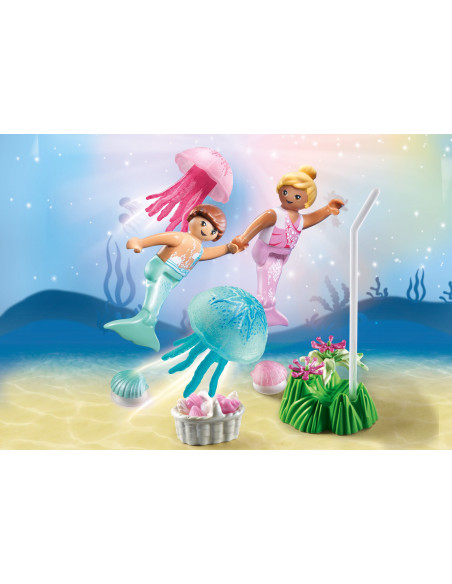 PM71504,Playmobil-COPII SIRENE CU MEDUZE
