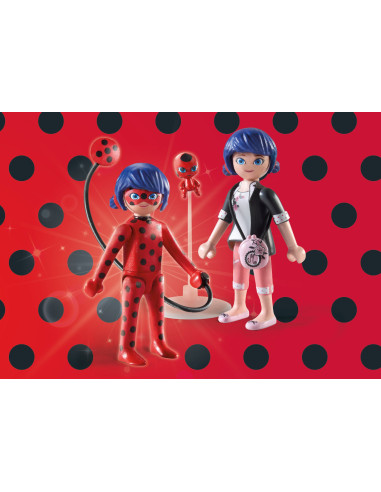 PM71336,Playmobil-MIRACULOUS MARINETTE SI LADYBUG