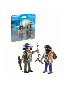 PM71505,Playmobil-SET 2 FIGURINE POLITIST CU HOT