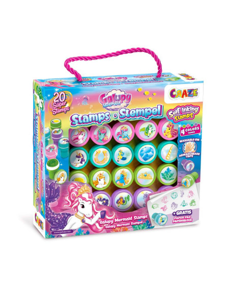 CRZ47446,Craze - Set stampile sirena Galupy