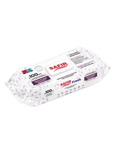 Servetele umede pentru suprafete cu otet alb si bicarbonat Safir, 100 buc/set