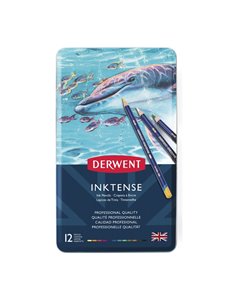 DW700928,Set creioane Derwent inktense, 12 culori