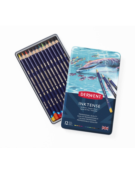 DW700928,Set creioane Derwent inktense, 12 culori