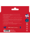 FC120024,Creioane cerate triunghiulare Faber-Castell FC120024, 24 culori