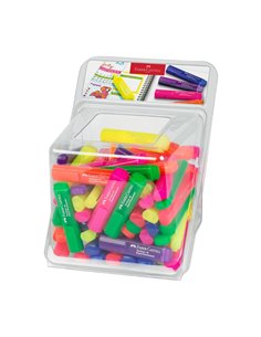 FC254653,Display 100 textmarkere superfluorescente Faber-Castell FC254653