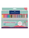 FC161002,Set 30 markere creative Faber-Castell Goldfaber creative haven 1.5 mm