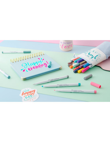 FC161002,Set 30 markere creative Faber-Castell Goldfaber creative haven 1.5 mm