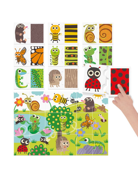 HE57557,Headu - Montessori puzzle atinge si observa