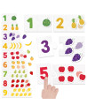 HE57571,Headu - Montessori cartonase tactile cu numere si animale