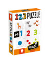 HE54907,Headu - Puzzle sa invatam numerele de la 1 la 9