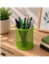 Suport birou cilindric pentru instrumentele de scris ECADA 95001V, Verde