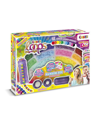 CRZ59661,Craze - Set de creatie cu 1000 de elastice pentru confectionare bijuterii