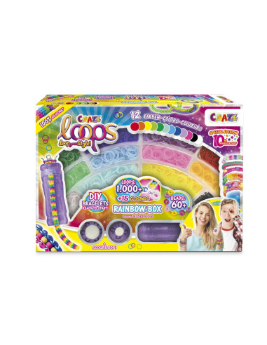 CRZ59661,Craze - Set de creatie cu 1000 de elastice pentru confectionare bijuterii