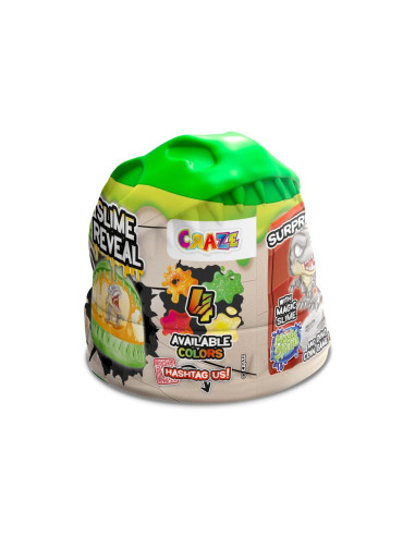 CRZ46319,Craze - Capsula Slime magic cu surpriza figurina dinozaur