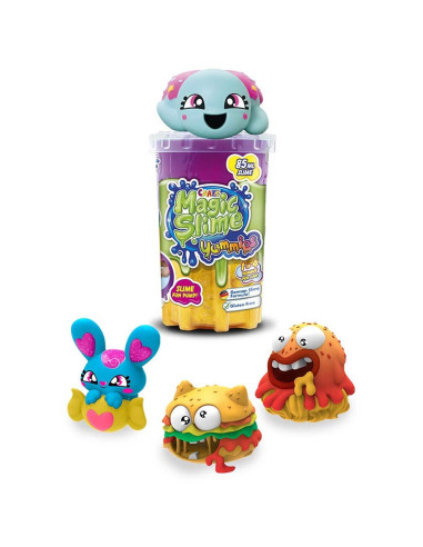 CRZ54994,Craze - Magic Slime 85 ml mix de doua culori cu figurina care absoarbe slime-ul modele asortate