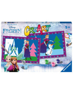 RVSPBN23555,Ravensburger - CreArt pictura pe numere pentru copii 2 sabloane Disney Frozen