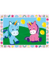 RVSPBN23699,Ravensburger - CreArt pictura pe numere pentru copii 2 sabloane unicorni veseli