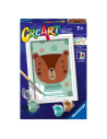 RVSPBN23603,Ravensburger - CreArt pictura pe numere pentru copii ursulet dragut