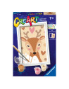 RVSPBN23606,Ravensburger - CreArt pictura pe numere pentru copii cerb dragut