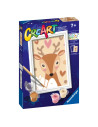 RVSPBN23606,Ravensburger - CreArt pictura pe numere pentru copii cerb dragut