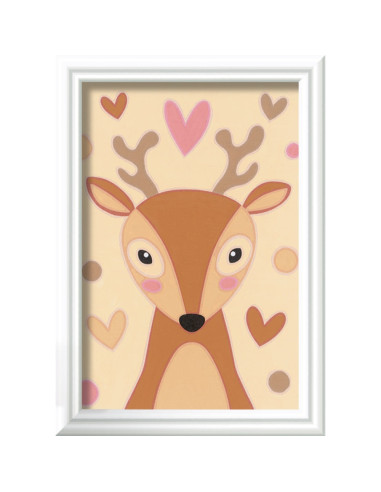 RVSPBN23606,Ravensburger - CreArt pictura pe numere pentru copii cerb dragut