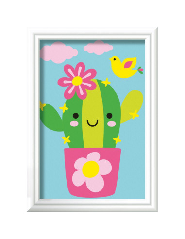 RVSPBN23660,Ravensburger - CreArt pictura pe numere pentru copii cactus in ghiveci