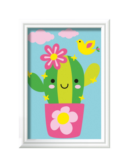 RVSPBN23660,Ravensburger - CreArt pictura pe numere pentru copii cactus in ghiveci