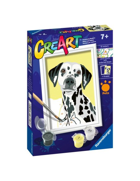 RVSPBN23716,Ravensburger - CreArt pictura pe numere pentru copii caine dalmatian
