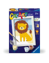 RVSPBN23965,Ravensburger - CreArt pictura pe numere pentru copii leu salbatic