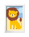 RVSPBN23965,Ravensburger - CreArt pictura pe numere pentru copii leu salbatic