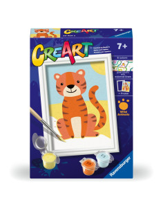 RVSPBN23969,Ravensburger - CreArt pictura pe numere pentru copii tigru salbatic 2