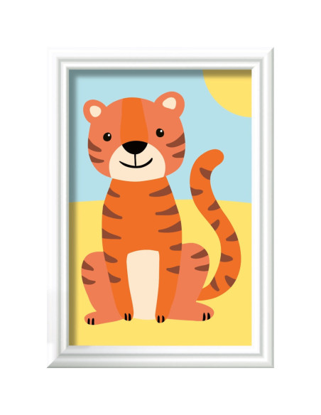 RVSPBN23969,Ravensburger - CreArt pictura pe numere pentru copii tigru salbatic
