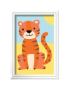 RVSPBN23969,Ravensburger - CreArt pictura pe numere pentru copii tigru salbatic