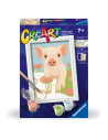 RVSPBN23970,Ravensburger - CreArt pictura pe numere pentru copii porcusor dragut