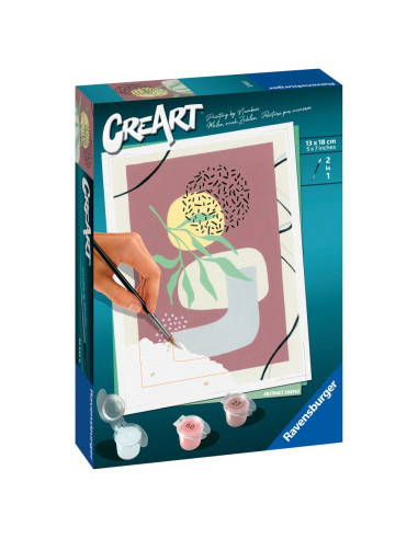 RVSPBN23543,Ravensburger - CreArt pictura pe numere pentru copii forme abstracte