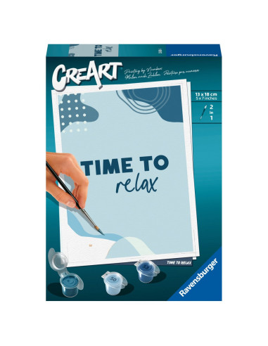 RVSPBN23608,Ravensburger - CreArt pictura pe numere pentru copii Time to relax