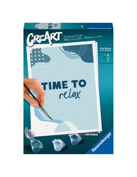 RVSPBN23608,Ravensburger - CreArt pictura pe numere pentru copii Time to relax