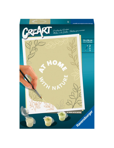 RVSPBN23609,Ravensburger - CreArt pictura pe numere pentru copii At home with nature