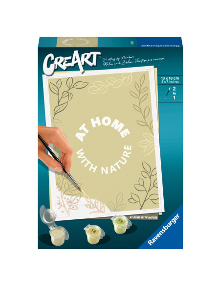 RVSPBN23609,Ravensburger - CreArt pictura pe numere pentru copii At home with nature