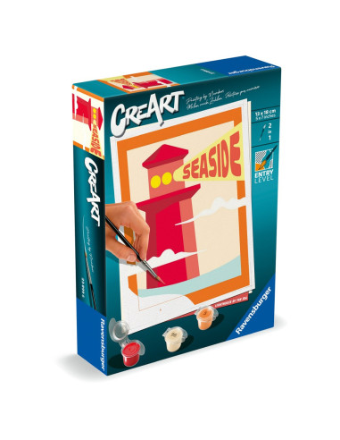 RVSPBN23899,Ravensburger - CreArt pictura pe numere pentru copii far pe plaja