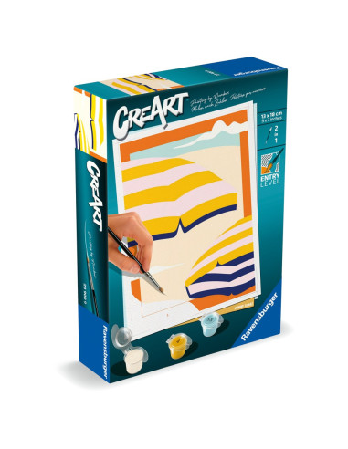 RVSPBN23900,Ravensburger - CreArt pictura pe numere pentru copii timpuri insorite
