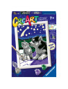 RVSPBN20212,Ravensburger - CreArt pictura pe numere pentru copii prieteni care stralucesc in intuneric