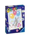 RVSPBN23564,Ravensburger - CreArt pictura pe numere pentru copii iepuras cu baloane si cu pietre sclipitoare