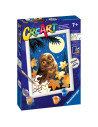 RVSPBN23711,Ravensburger - CreArt pictura pe numere pentru copii bufnita care straluceste in intuneric
