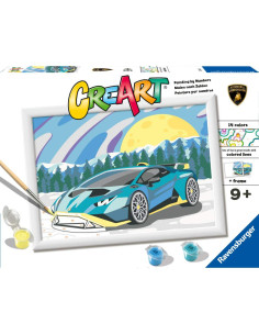 RVSPBN23664,Ravensburger - CreArt pictura pe numere pentru copii Lamborghini 2