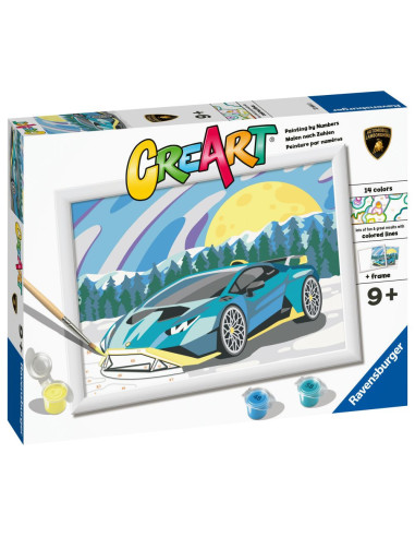 RVSPBN23664,Ravensburger - CreArt pictura pe numere pentru copii Lamborghini