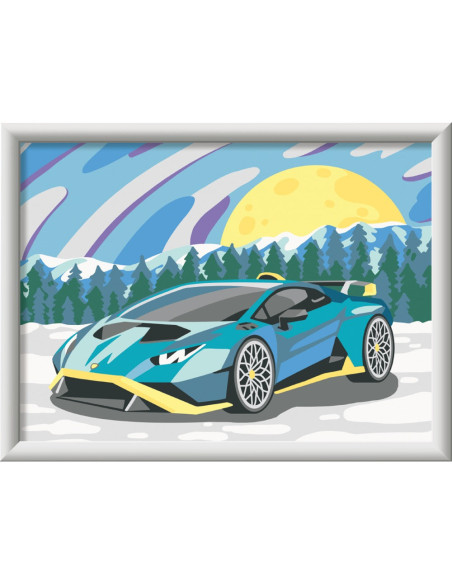 RVSPBN23664,Ravensburger - CreArt pictura pe numere pentru copii Lamborghini