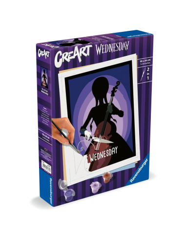 RVSPBN23889,Ravensburger - CreArt pictura pe numere pentru copii Wednesday