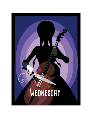 RVSPBN23889,Ravensburger - CreArt pictura pe numere pentru copii Wednesday