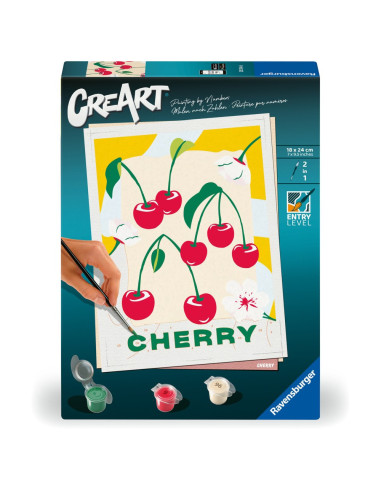 RVSPBN25514,Ravensburger - CreArt pictura pe numere pentru adulti cirese